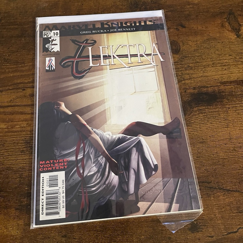 ✅Elektra #10 Vol 2 2002 Marvel Knights Greg Rucka Joe Bennett Comic Book #️⃣0030